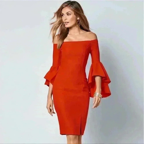 Venus Off The Shoulder Dress - Picture 1 of 5